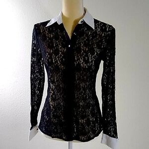 Ann Taylor Lace Women Blouses Size 0